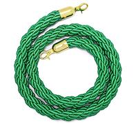 Corde barriera per Coda con Gancio Oro/Argento, Corda per Montante per Il Controllo della Folla, barriera in Corda di Canapa Intrecciata/Intrecciata per divisore della Coda, barriera di Sicurezza per
