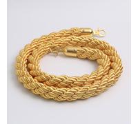 Corde barriera per coda intrecciate con ganci argento/oro, divisorio per coda per il controllo della folla per hotel, barriera in corda di canapa intrecciata per divisore di code, corda di controllo