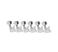 Corde Chitarra Macchine Set di 6 meccaniche for chitarra sigillate, piroli, chiavi e for Fender ST Tele Style per Chitarra Acustica(Chrome)