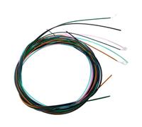 Corde Colorate per Chitarra Folk e Acustica, Set Pratico | Metallo e Nailon, Tono Brillante, Portatile, per Lezioni e Palco, Adatte a Chitarre a Sei Corde