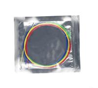 Corde colorate per ukulele, set di 4 pezzi di ricambio in nylon con verde, rosso, blu, giallo per un suono chiaro e luminoso, accessori per strumenti musicali