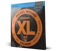 Corde D’Addario EXL160BT per basso, Nickel Wound, Balanced Tension Medium, 50-120