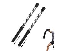 Corde da allenamento, per soga da battaglia compatta corta con bracciale da polso - 2 pezzi compatta anti-groviglio e antiscivolo per allenamento di boxe uomo atleta palestra