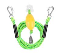 Corde da barca galleggianti - Corda da barca | Bungee Dock Line - Corda da tirare a doppio gancio da 17 piedi con galleggiante - Divano da surf in acqua che tira le corde della puleggia, gonfiabile pe