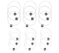 Corde di Chitarra Classica Sostituzione Stabile Pitch Nylon Argento Placcato 3 Accessori Set (Modello NX36)