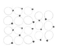 Corde di ricambio per chitarra classica 3 set nylon placcato argento passo stabile sostituto perfetto per chitarre classiche e ottimo regalo per i musicisti (NX35)