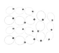 Corde di ricambio per chitarra classica 3 set nylon placcato argento passo stabile sostituto perfetto per chitarre classiche e ottimo regalo per i musicisti (NX36)