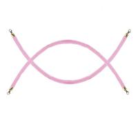 Corde di Separazione Decorative con Ganci Dorati per Fiere, Matrimoni E Occasioni Speciali (Pink 2m/6.5ft)