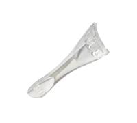 Corde di violino 5 pezzi 1 set di cordiera per violino in plastica trasparente 4/4 accessori di dimensioni standard per liutai