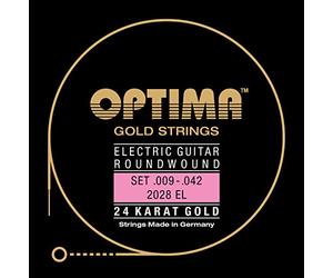 Corde d'oro Optima per chitarra elettrica Set di corde tonde 2028 EL