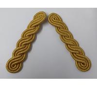 Corde D'Oro Spalla British Made Army Issue No Rank Insignia Cerimoniale