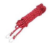 Corde Elastiche 10 Metri con Ganci, Corda Elastica Resistente per Esterni, Cinghie Elastiche Multiuso per la Consegna di Pacchi Avvolgenti in Tessuto