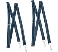 Corde elastiche con ganci regolabili, 2 pezzi, cinghie elastiche per bagagli, robuste corde elastiche per bagagli da bici