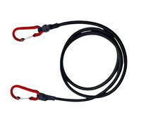 Corde elastiche per carichi pesanti, corde elastiche da campeggio | Corda elastica multiuso per esterni con moschettone | Cinghie elastiche resistenti all'usura ispessite, cinghie elastiche nere per p