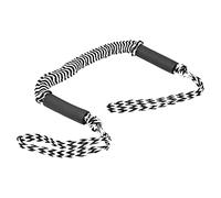 Corde elastiche per ormeggio per barche Corda elastica per molo PE Corda elastica per ormeggio estensibile per barche marine (increspature in bianco e nero)