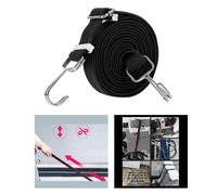 Corde elastiche piatte regolabili, cinghie elastiche e ganci in lattice da 0,5