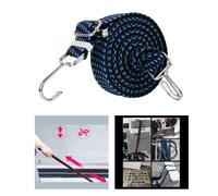 Corde elastiche piatte regolabili, cinghie elastiche e ganci in lattice da 0,5