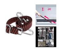 Corde elastiche piatte regolabili, cinghie elastiche e ganci in lattice da 0,5