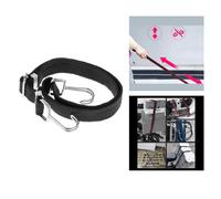 Corde elastiche piatte regolabili, cinghie elastiche e ganci in lattice da 0,5
