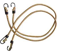 Corde elastiche set 2 pz ganci acciaio 8x2000 mm