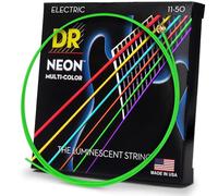 Corde elettriche Dr Strings NMCE 11 Dr neon, pesanti, multicolore