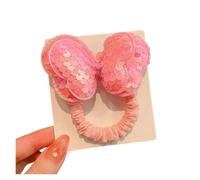 Corde for capelli con fiocco in paillettes dolci | Accessorio for capelli elastici for capelli principessa(Style 3)