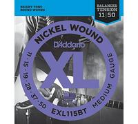 Corde in nichel per chitarra elettrica D' addario exl115bt, Balanced Medium, 11 - 50