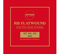 Corde Optima per basso elettrico 4440 RB Rickenbacker flatwound Set 4 corde 4440.L