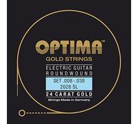 Corde Optima per chitarra elettrica Corde d'oro con avvolgimento rotondo A5 .030w GE030