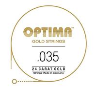 Corde Optima per chitarra elettrica Corde d'oro con avvolgimento rotondo A5 .035w GE035
