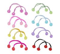 Corde Per Capelli A Sfera Rotonda Da 16 Pezzi, Corde Elastiche Per Capelli, Elastici Per Capelli Per Ragazze, Corde Per Capelli Per Fissare I Capelli, Accessori Per Capelli