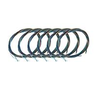 Corde per Chitarra, 6 Pezzi Corde per Chitarra Ambientale Nylon Colorato Lega di Rame per Chitarra Acustica Classica Folk a 6 Corde Corda di Ricambio Colorata in Acciaio per