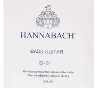 Corde per chitarra classica Hannabach Modelli speciali D-3 medio Anima in nylon, filo di rame argentato 842.3
