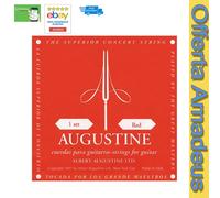Augustine Classic, Corda rossa singola per chitarra classica, Red D4