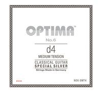 Corde per chitarra classica, n. 6 Special Silver singole, D4W, argentate, medie NO6.SMT4