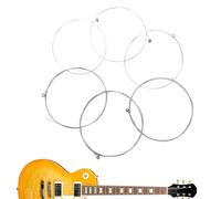 Corde per chitarra | Corde per chitarra in acciaio fatte a mano 1-6 corde | Realizzato in acciaio per elettrica rivestito con nichel 1-6 corde, più luminoso, più croccante, maggiore sostegno