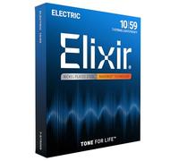 Corde per chitarra elettrica a 7 corde Elixir® Strings con rivestimento NANOWEB®, Light/Heavy (.010-.059)