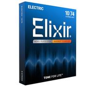 Corde per chitarra elettrica a 8 corde Elixir® Strings con rivestimento NANOWEB®, Light (.010-.074)