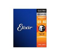Corde per chitarra elettrica Elixir 12052 Nanoweb Light 10-46