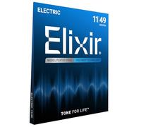 Corde per chitarra elettrica Elixir® Strings con rivestimento POLYWEB®, Medium (.011-.049)