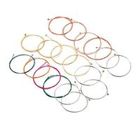 Corde per Chitarra Folk Set Colorato di 3 Corde Multicolori in Bronzo Rosso Bronzo da 6 Pezzi