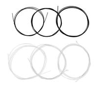 Corde per Chitarra, Set di Corde per Chitarra in Nylon con 6 per Lisce per Amanti delle Chitarre Classiche (Corde leggere in nylon bianco e nero per chitarra