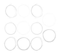 Corde per Oud Argentate in Nylon, Set 11 Pezzi per Liuto Turco | Tono Chiaro e Risonante, Minore Fatica Sulle Dita, Finitura Argentata, per Palco e Ensemble