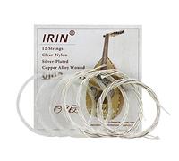 Corde per Oud, Corde per Oud in Nylon Placcato Argento, Lega di Rame Set di Corde per Oud, Parte di Ricambio(12 corde)