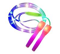 Corde per saltare regolabili per bambini - Corde per saltare luminose - Corda per saltares fosforescente, corda fosforescente regolabile adatta a bambini e bambine, colorata per fitness ed esercizio