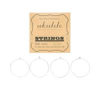 Corde per ukulele di facile installazione, pratiche corde di ricambio che offrono tono e resistenza superiori per un gioco duraturo corde per ukulele in nylon