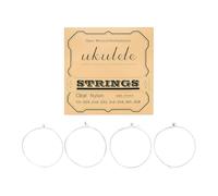 Corde per ukulele, struttura in nylon che garantisce un suono chiaro e una facile installazione, adatte per tutti i musicisti di corde di ukulele