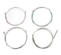 Corde per Viola 4 Pezzi A-1a D-2a G-3a C-4a, Nikel Argento Avvolte, Anima Acciaio, Testa a Pallina Nichelata - Tono Caldo, Resistenti alla Ruggine, Perfette per Musicisti e