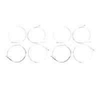 Corde per Violino 4/4, Corde per Tessitura di E/A/D/G Argento Scuro a Grandezza Naturale Aggiornamento Pezzo di Ricambio per Violino 4/4