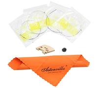 corde per violino, 4 in 1 kit completi, violino, corde in gomma e legno di acero, ponte e kit di pulizia, per professionisti e amatori, musica, pratica, concerti, scuola
